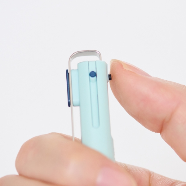 小さくても操作しやすい、エラストマー製スライダー