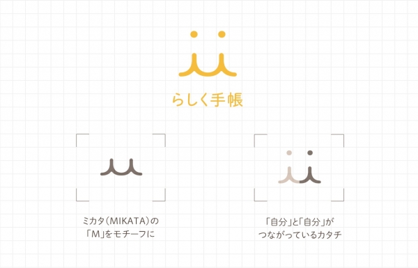 ロゴにも想いをこめています