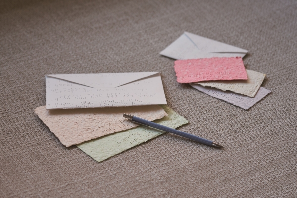 ＜Braille Message Card＞