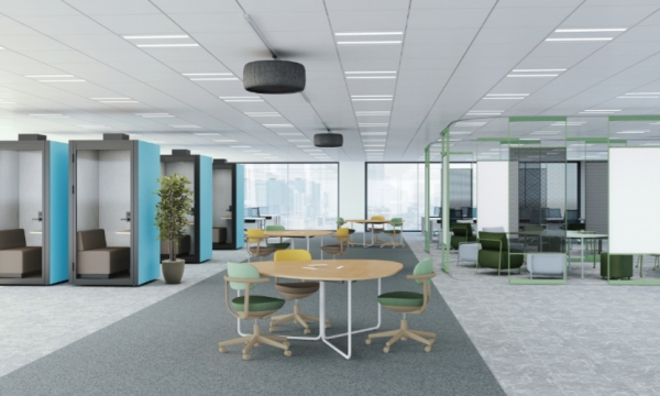 打合せエリアへの設置イメージ