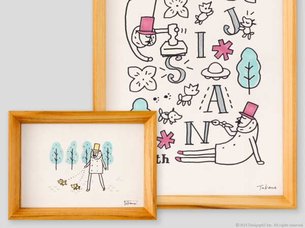 作者描きおろし。数量限定販売 『原画』（A4 サイズ/ポストカードサイズ）