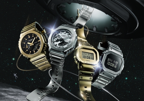 （左から）GM-2100YMG、GM-2100YM、GM-5600YMG、GM-5600YM