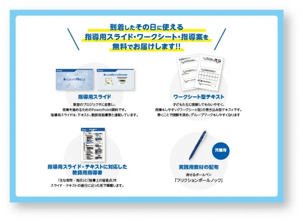 お届けする教材一式