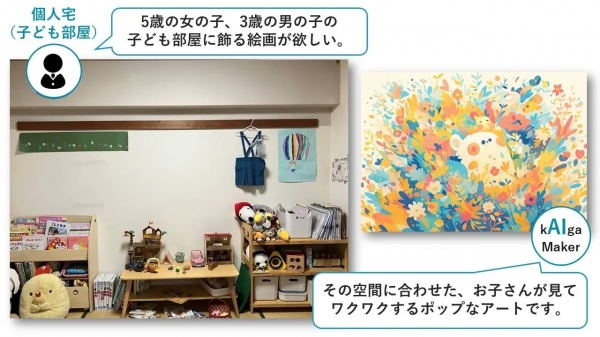 実施例３（自宅・子ども部屋）