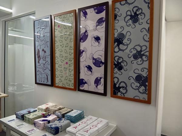 【新作】 おいしい魚　てぬぐい 30回目のてぬぐい展では、伊東屋で人気のおいしい魚シリーズから「タコ」と「フグ」の2柄が新登場！伊東屋社員デザインてぬぐい 2026年も、伊東屋らしい遊び心あふれる「ウマの品種」「ウグイスとメジロ」が新登場！